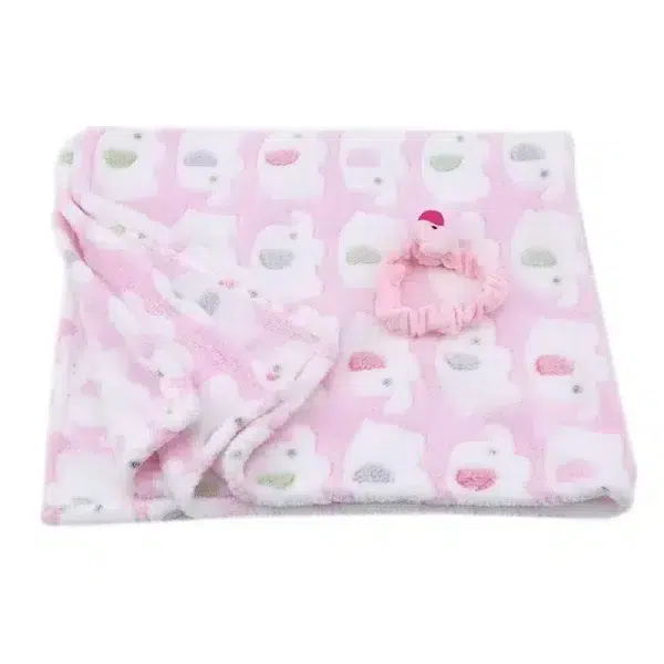 Cartoon Baby Blanket Cute Elephant Baby Products Newborn Elephant Air Conditioning Quilt Coral Velvet Pillow Quilt 1